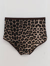 BASERANGE Bamboo Fiber High-Waisted Flared Briefs (France) BAS-UNHW-CI-AU25-LEOPARD
